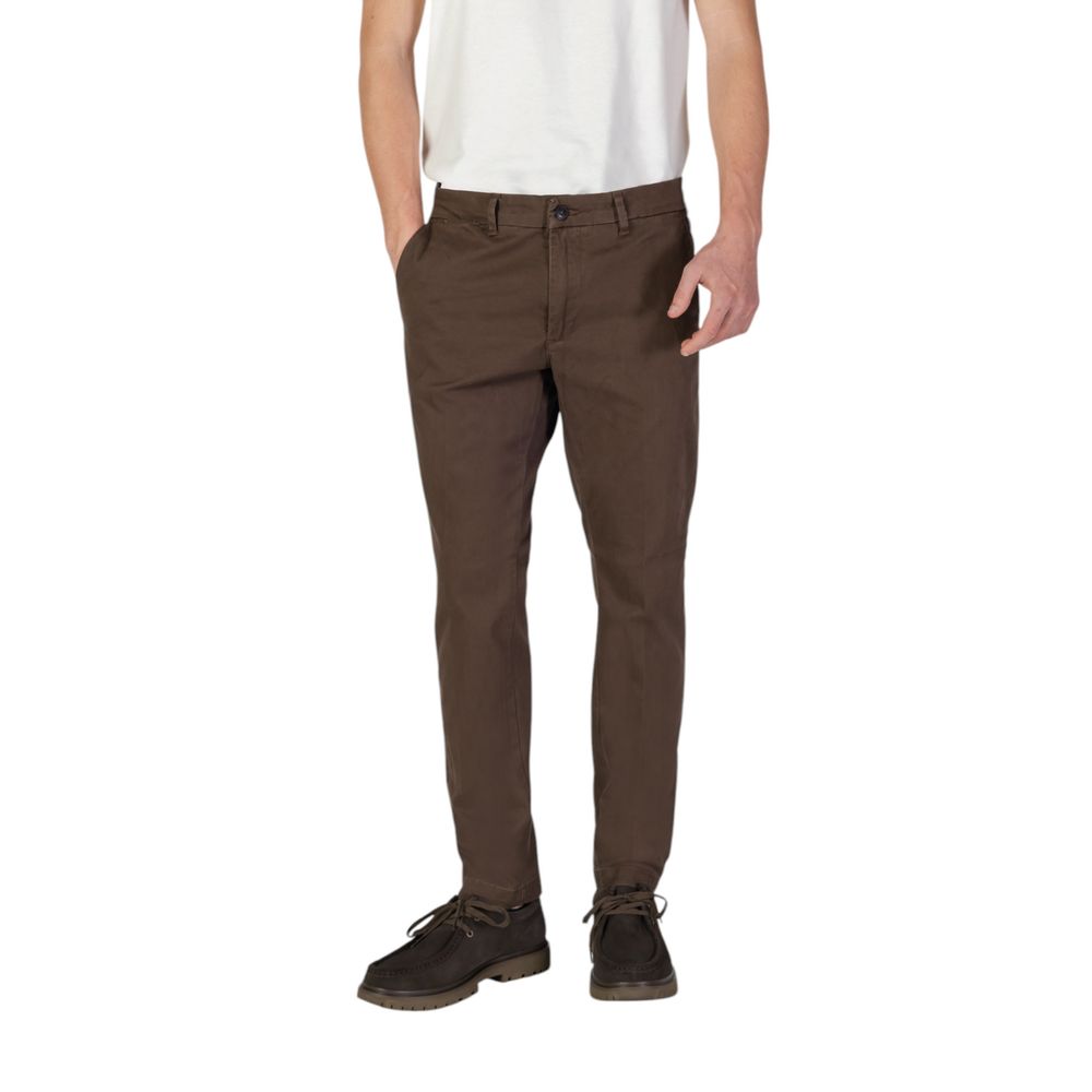 Borghese Brown Cotton Skinny Pant – IT46 | S par Borghese | Disponible sur Sandy Store ByNet