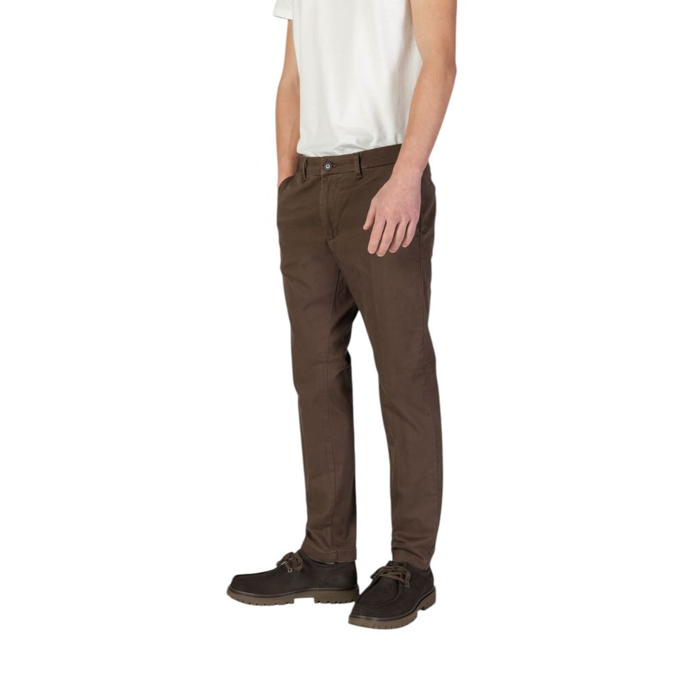 Borghese Brown Cotton Skinny Pant – IT46 | S par Borghese | Disponible sur Sandy Store ByNet