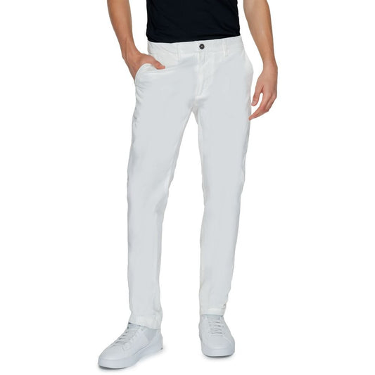 Borghese White Cotton Pant – IT52 | XL par Borghese | Disponible sur Sandy Store ByNet