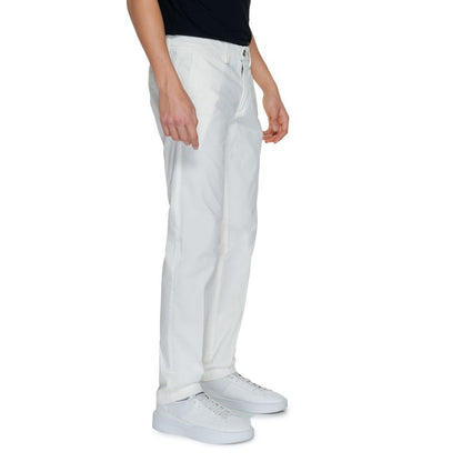 Borghese White Cotton Pant – IT52 | XL par Borghese | Disponible sur Sandy Store ByNet