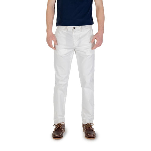 Borghese White Cotton Skinny Pant – IT52 | XL par Borghese | Disponible sur Sandy Store ByNet