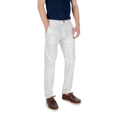 Borghese White Cotton Skinny Pant – IT52 | XL par Borghese | Disponible sur Sandy Store ByNet