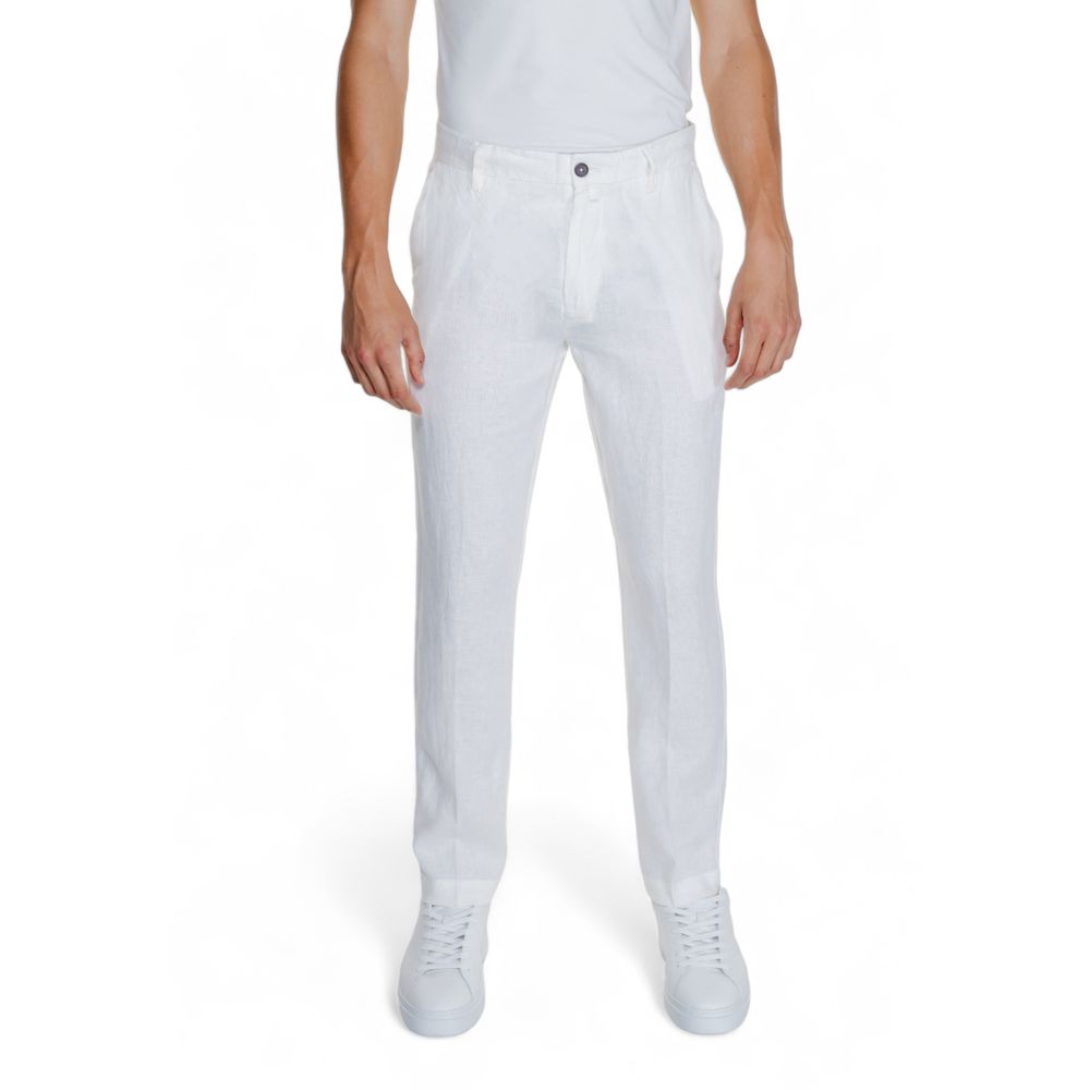 Borghese White Linen Pant – IT50 | L par Borghese | Disponible sur Sandy Store ByNet