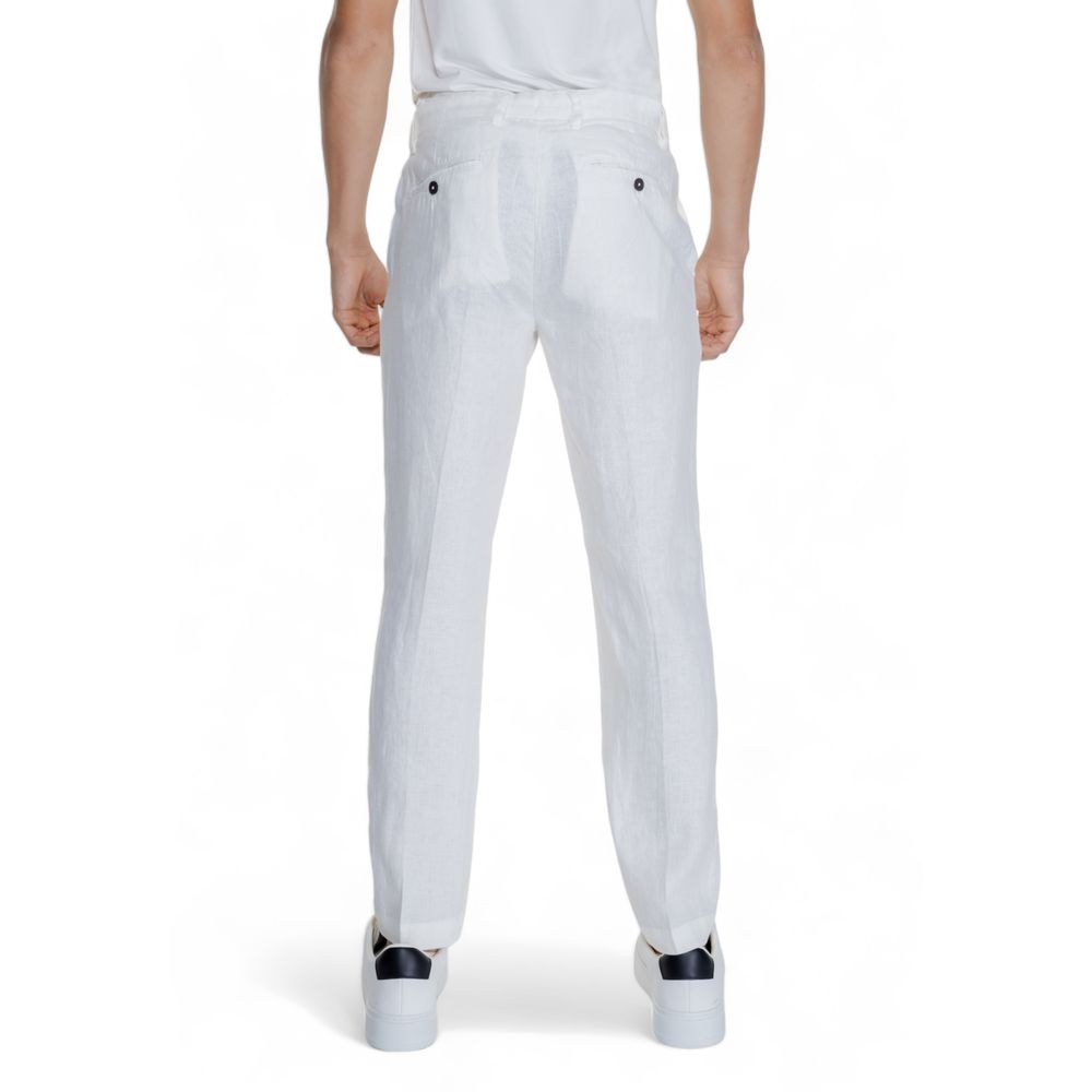 Borghese White Linen Pant – IT50 | L par Borghese | Disponible sur Sandy Store ByNet