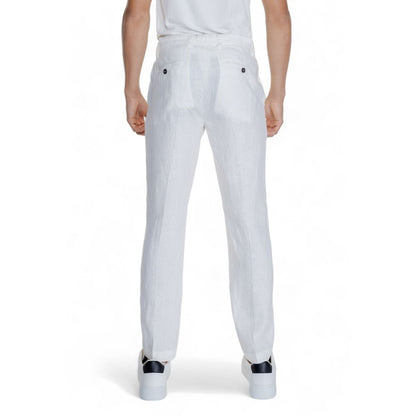 Borghese White Linen Pant – IT50 | L par Borghese | Disponible sur Sandy Store ByNet