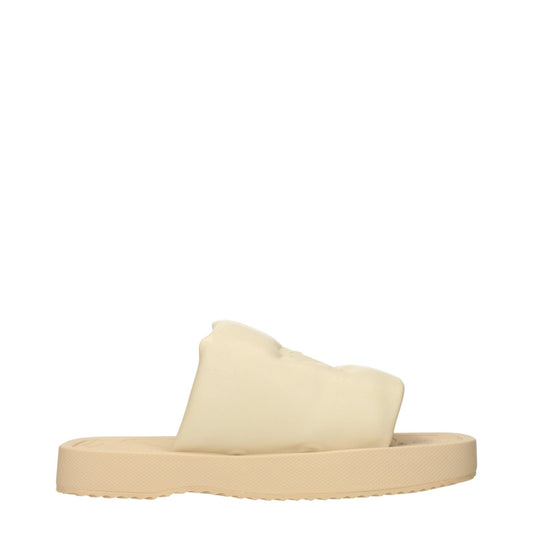 Burberry Beige Leather Slippers Sandals – EU36/US6 par Burberry | Disponible sur Sandy Store ByNet