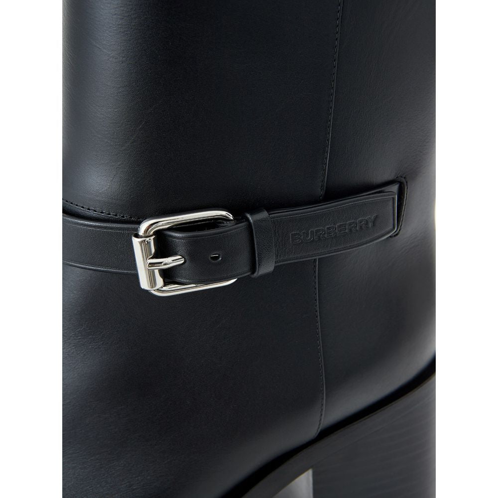 Burberry Black Leather Boot - Sandy Store ByNet