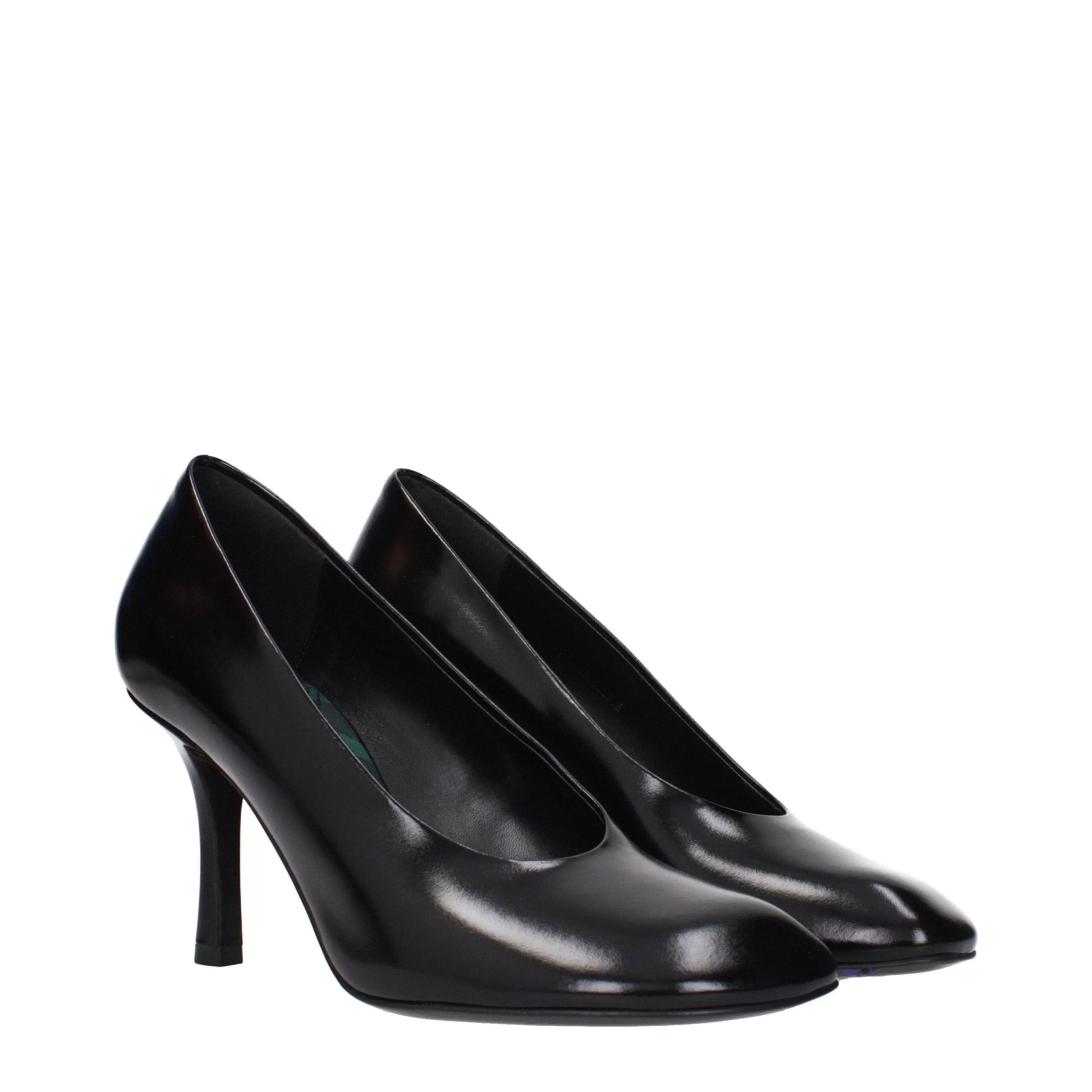 Burberry Black Leather High Heel Pumps – EU39/US9 par Burberry | Disponible sur Sandy Store ByNet