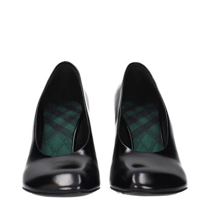 Burberry Black Leather High Heel Pumps – EU39/US9 par Burberry | Disponible sur Sandy Store ByNet