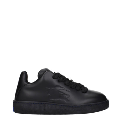 Burberry Black Leather Low Tops – EU40/US7 par Burberry | Disponible sur Sandy Store ByNet