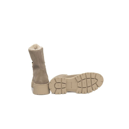 Cerruti 1881 Beige Cowhide Boot – EU36/US6 par Cerruti 1881 | Disponible sur Sandy Store ByNet