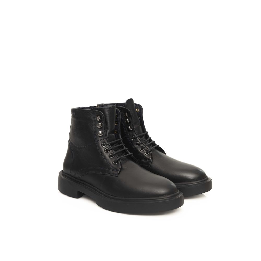 Cerruti 1881 Black Calfskin Boot – EU42/US9 par Cerruti 1881 | Disponible sur Sandy Store ByNet