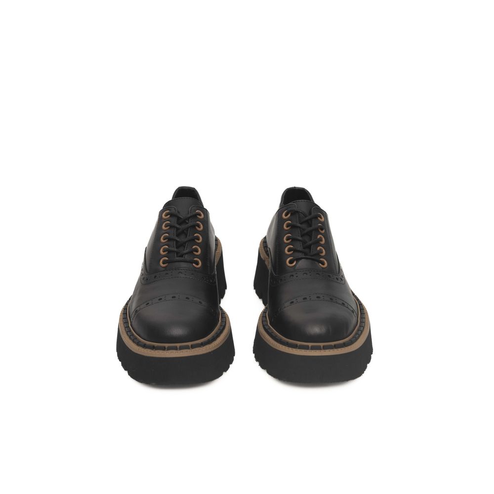 Cerruti 1881 Black Cowhide Shoe – EU36/US6 par Cerruti 1881 | Disponible sur Sandy Store ByNet