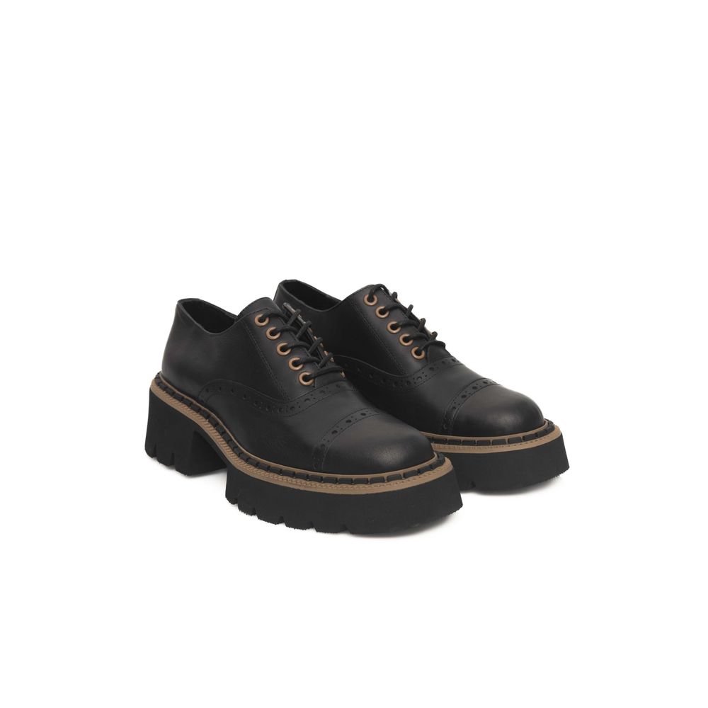 Cerruti 1881 Black Cowhide Shoe – EU36/US6 par Cerruti 1881 | Disponible sur Sandy Store ByNet