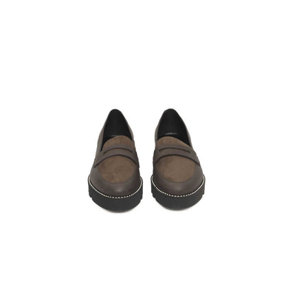 Cerruti 1881 Brown Cowhide Loafer – EU38/US8 par Cerruti 1881 | Disponible sur Sandy Store ByNet