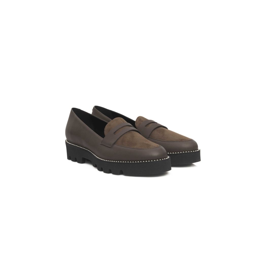Cerruti 1881 Brown Cowhide Loafer – EU38/US8 par Cerruti 1881 | Disponible sur Sandy Store ByNet