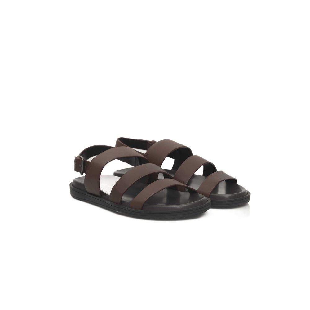 Cerruti 1881 Brown Cowhide Men Sandal – EU40/US7 par Cerruti 1881 | Disponible sur Sandy Store ByNet