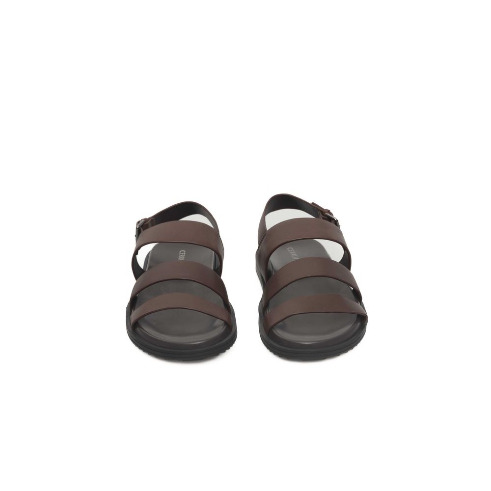Cerruti 1881 Brown Cowhide Men Sandal – EU40/US7 par Cerruti 1881 | Disponible sur Sandy Store ByNet