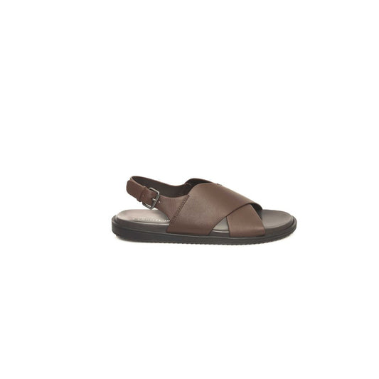 Cerruti 1881 Brown Cowhide Men Sandal – EU40/US7 par Cerruti 1881 | Disponible sur Sandy Store ByNet