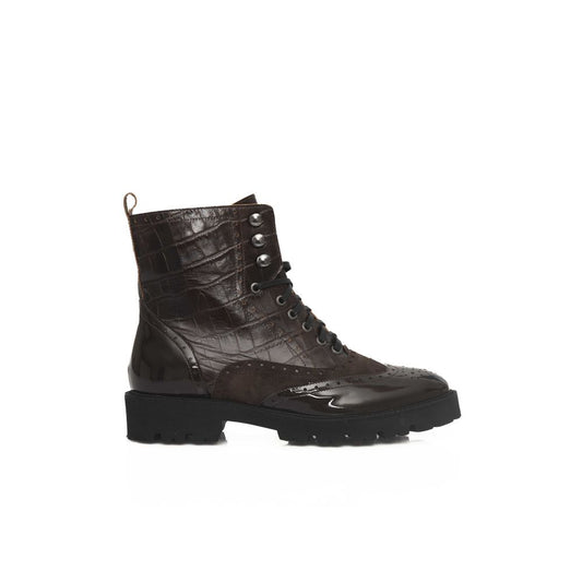 Cerruti 1881 Brown Cowhide Women Boot – EU38/US8 par Cerruti 1881 | Disponible sur Sandy Store ByNet