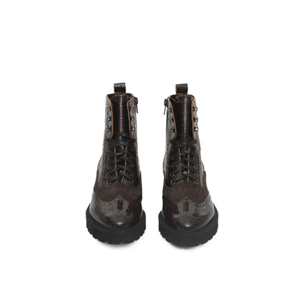 Cerruti 1881 Brown Cowhide Women Boot – EU38/US8 par Cerruti 1881 | Disponible sur Sandy Store ByNet