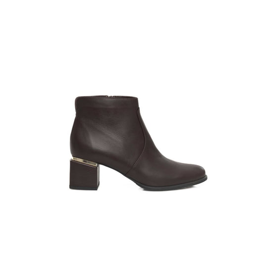 Cerruti 1881 Burgundy Cowhide Women Boot – EU38/US8 par Cerruti 1881 | Disponible sur Sandy Store ByNet