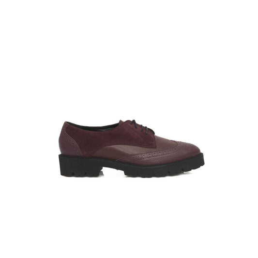 Cerruti 1881 Burgundy Cowhide Women Loafer – EU38/US8 par Cerruti 1881 | Disponible sur Sandy Store ByNet