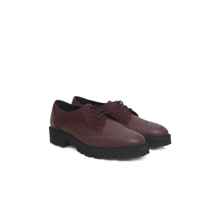 Cerruti 1881 Burgundy Cowhide Women Loafer – EU38/US8 par Cerruti 1881 | Disponible sur Sandy Store ByNet