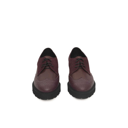 Cerruti 1881 Burgundy Cowhide Women Loafer – EU38/US8 par Cerruti 1881 | Disponible sur Sandy Store ByNet