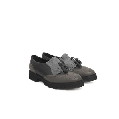 Cerruti 1881 Gray Cowhide Loafer – EU38/US8 par Cerruti 1881 | Disponible sur Sandy Store ByNet