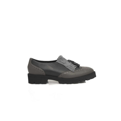 Cerruti 1881 Gray Cowhide Loafer – EU38/US8 par Cerruti 1881 | Disponible sur Sandy Store ByNet