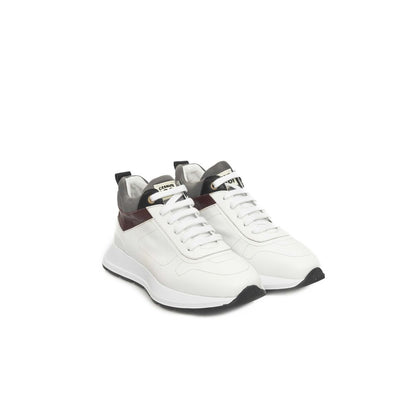 Cerruti 1881 White Leather Women Sneaker – EU36/US6 par Cerruti 1881 | Disponible sur Sandy Store ByNet