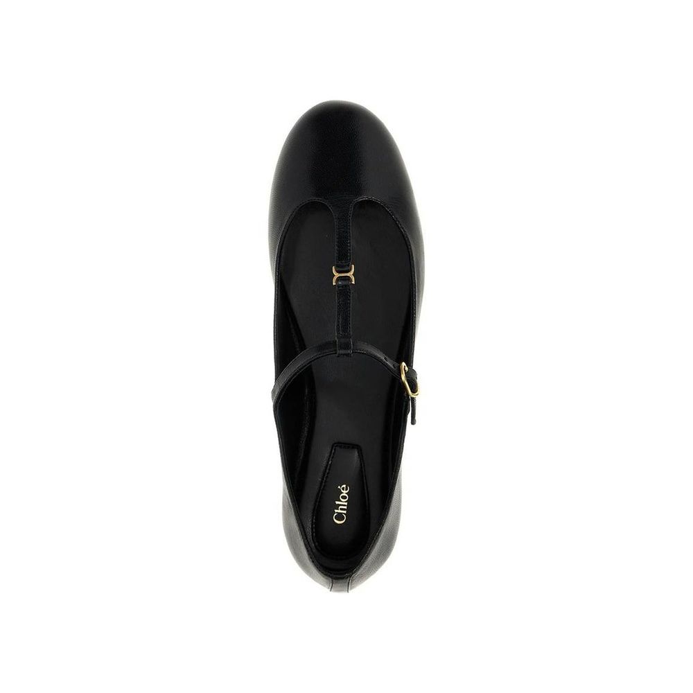 Chloé Chloe Leather Marcie Ballerina Flats – 36 par Chloé | Disponible sur Sandy Store ByNet