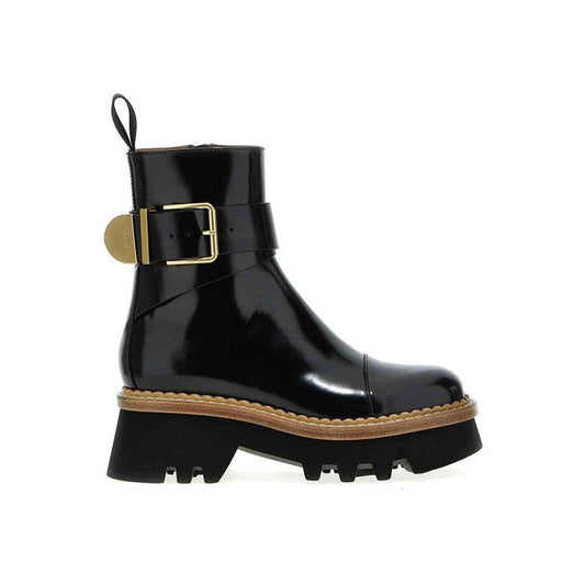 Chloé Owena Leather Boots – EU36/US6 par Chloé | Disponible sur Sandy Store ByNet