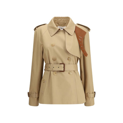 Chloé Short cotton gabardine Trench Coat – IT42 | L par Chloé | Disponible sur Sandy Store ByNet