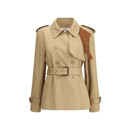 Chloé Short cotton gabardine Trench Coat – IT42 | L par Chloé | Disponible sur Sandy Store ByNet