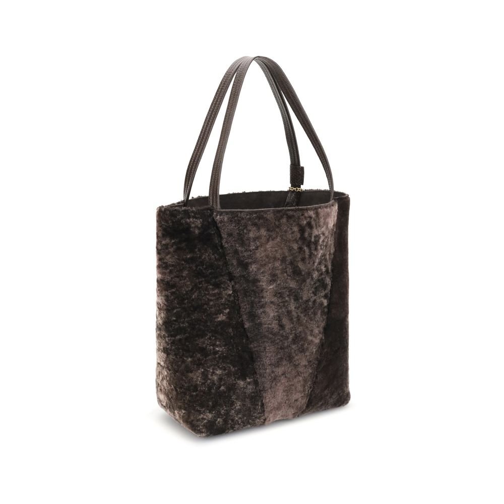 Chloé Spin Shearling Tote Bag – par Chloé | Disponible sur Sandy Store ByNet
