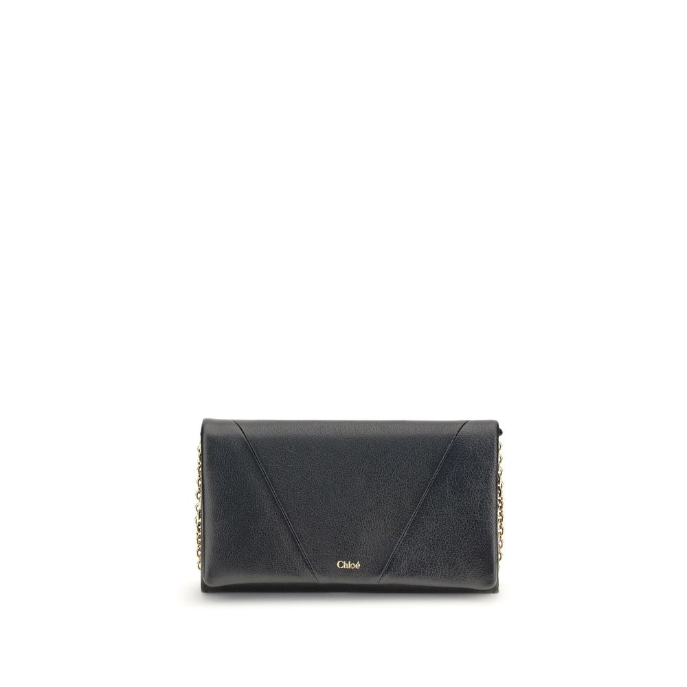 Chloé Spin Wallet with Flap and Chain – par Chloé | Disponible sur Sandy Store ByNet
