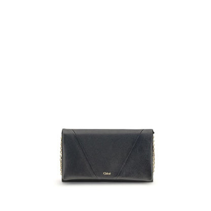 Chloé Spin Wallet with Flap and Chain – par Chloé | Disponible sur Sandy Store ByNet