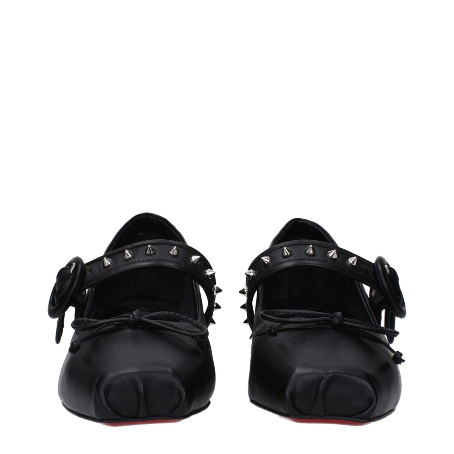 Christian Louboutin Black Leather Ballet Flats – EU39/US9 par Christian Louboutin | Disponible sur Sandy Store ByNet