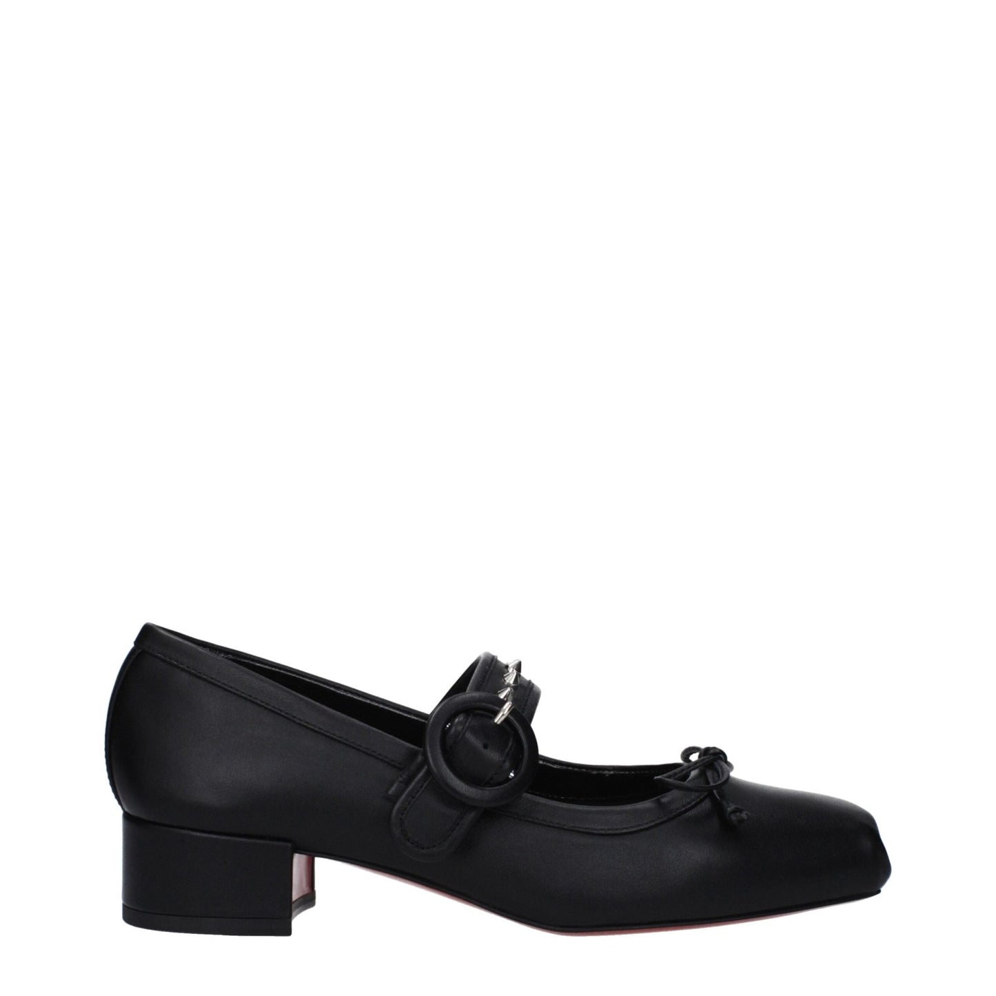 Christian Louboutin Black Leather Ballet Flats – EU39/US9 par Christian Louboutin | Disponible sur Sandy Store ByNet
