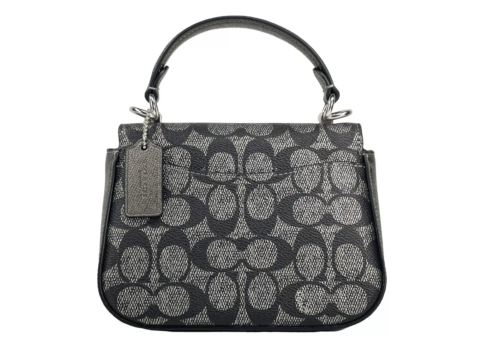 COACH Lysa Top Handle Bag Crossbody Gun Metal - Sandy Store ByNet