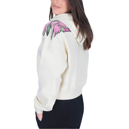 County of Milan White Cotton Hoody – IT38|XS par County of Milan | Disponible sur Sandy Store ByNet