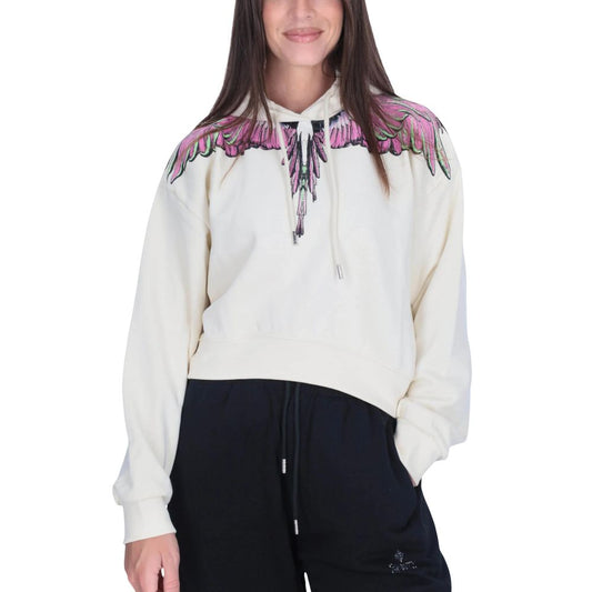 County of Milan White Cotton Hoody – IT38|XS par County of Milan | Disponible sur Sandy Store ByNet