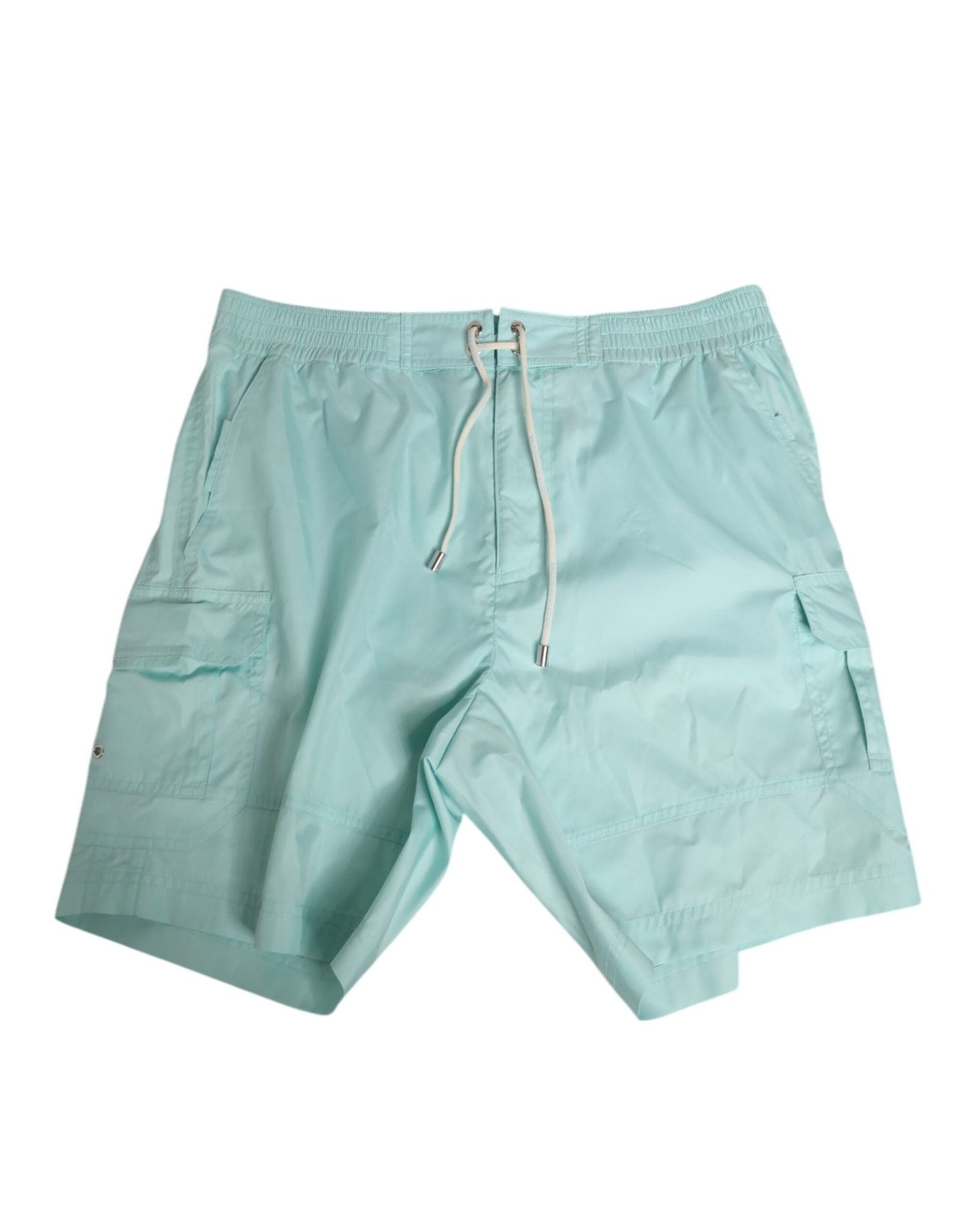 Dolce & Gabbana Aqua Blue Polyester Beachwear Men Shorts Swimwear – IT4 | S par Dolce & Gabbana | Disponible sur Sandy Store ByNet