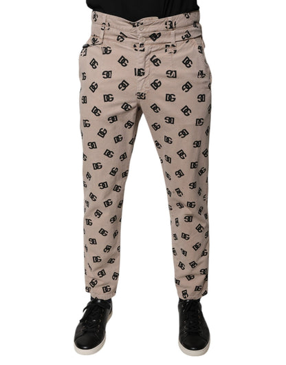 Dolce & Gabbana Beige Logo Cotton Skinny Denim Jeans – IT50 | L par Dolce & Gabbana | Disponible sur Sandy Store ByNet