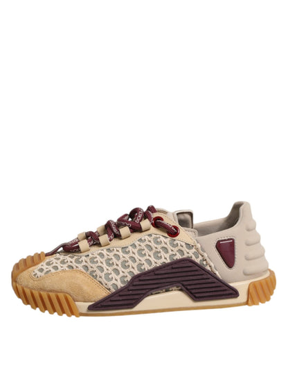 Dolce & Gabbana Beige Neoprene DG Logo NS1 Lace Sneakers Shoes – EU35.5/US5 par Dolce & Gabbana | Disponible sur Sandy Store ByNet