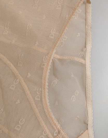 Dolce & Gabbana Beige Nylon High Waist Girdle Panty Underwear – IT2 | S par Dolce & Gabbana | Disponible sur Sandy Store ByNet