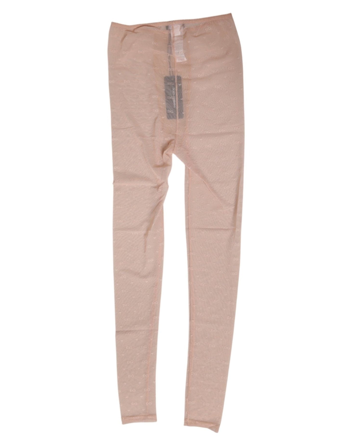 Dolce & Gabbana Beige Nylon Logo Lace Leggings Pants Underwear – IT2 | S par Dolce & Gabbana | Disponible sur Sandy Store ByNet