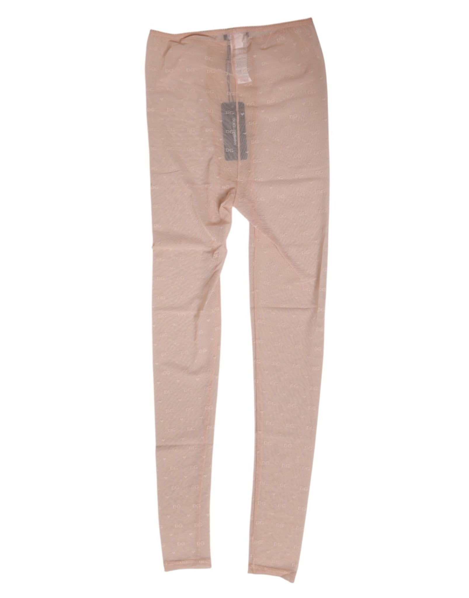Dolce & Gabbana Beige Nylon Logo Lace Leggings Pants Underwear – IT2 | S par Dolce & Gabbana | Disponible sur Sandy Store ByNet